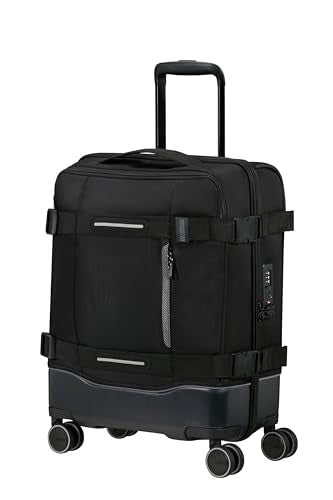 American Tourister Urban Track - Spinner S, Handgepäck, 55 cm, 41.5 L, Schwarz (Asphalt Black) im Sale